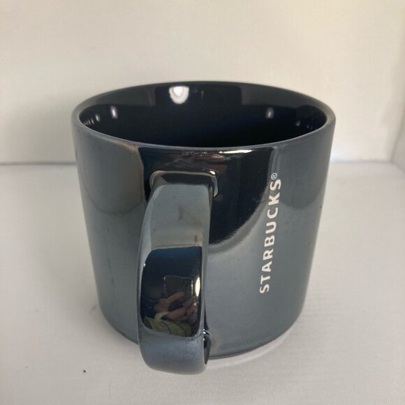 STARBUCKS Grey  Metallic Hermalite Mug - Picture 2 of 4
